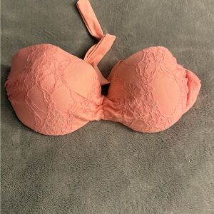 Exhilaration Coral Bikini Top